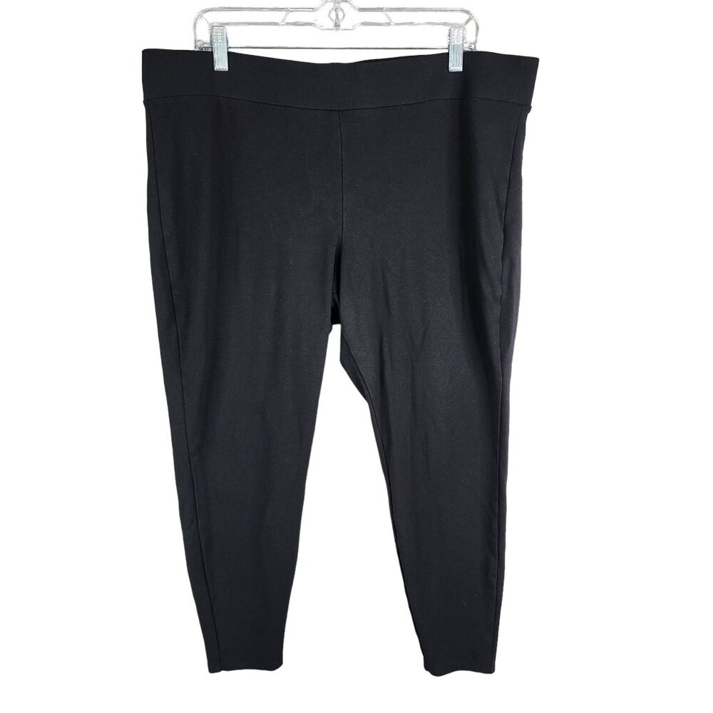 Women's Black Torrid Leggings Pants Stretch Cotton Blend Plus Size 2
